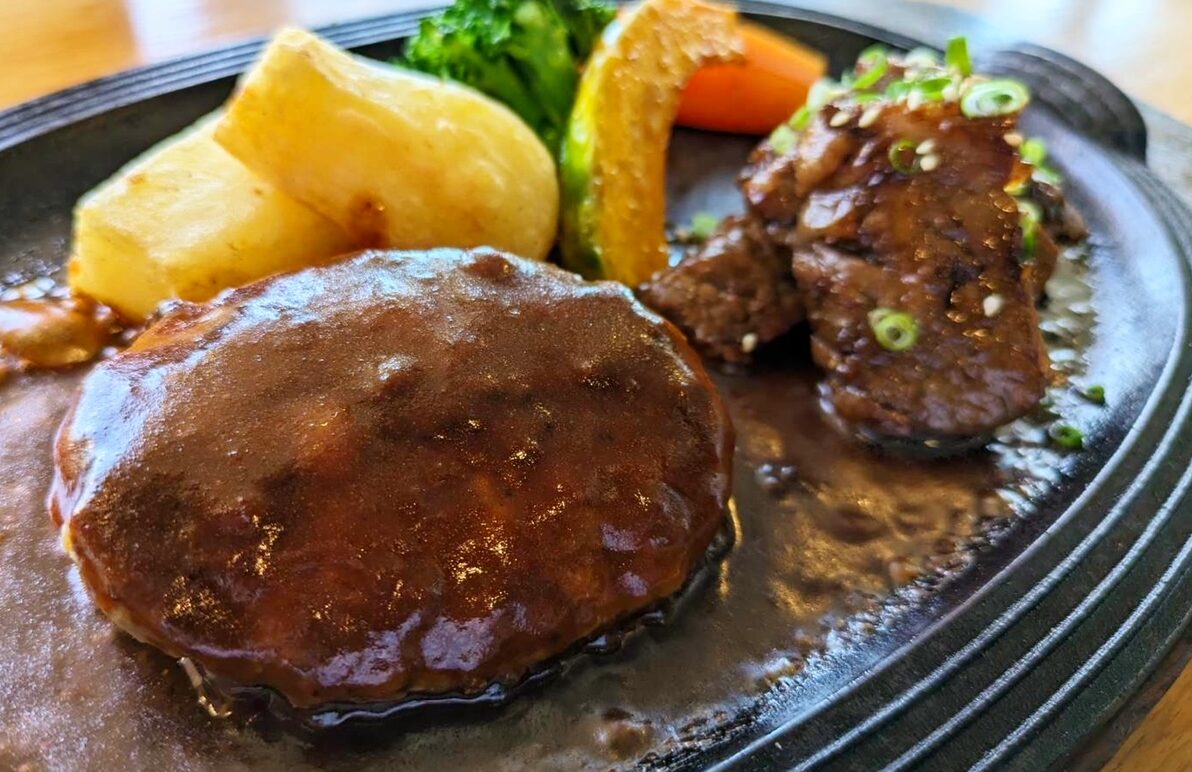 風舎ハンバーグと能登牛焼肉