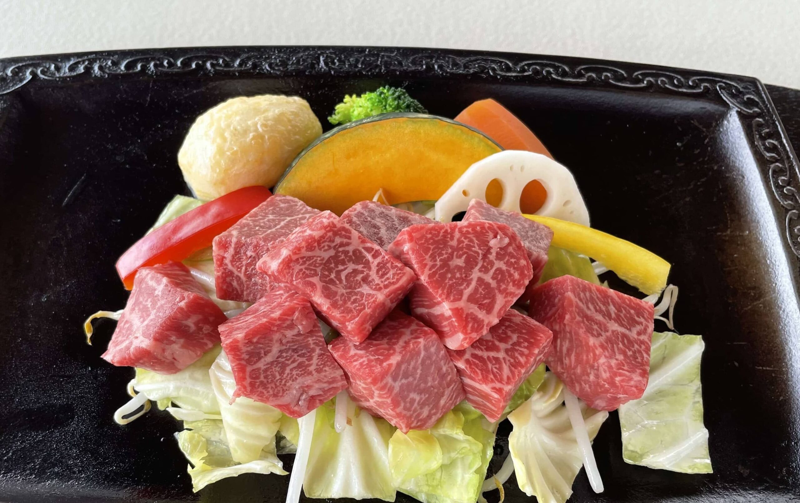 能登牛ダイスカットステーキコース