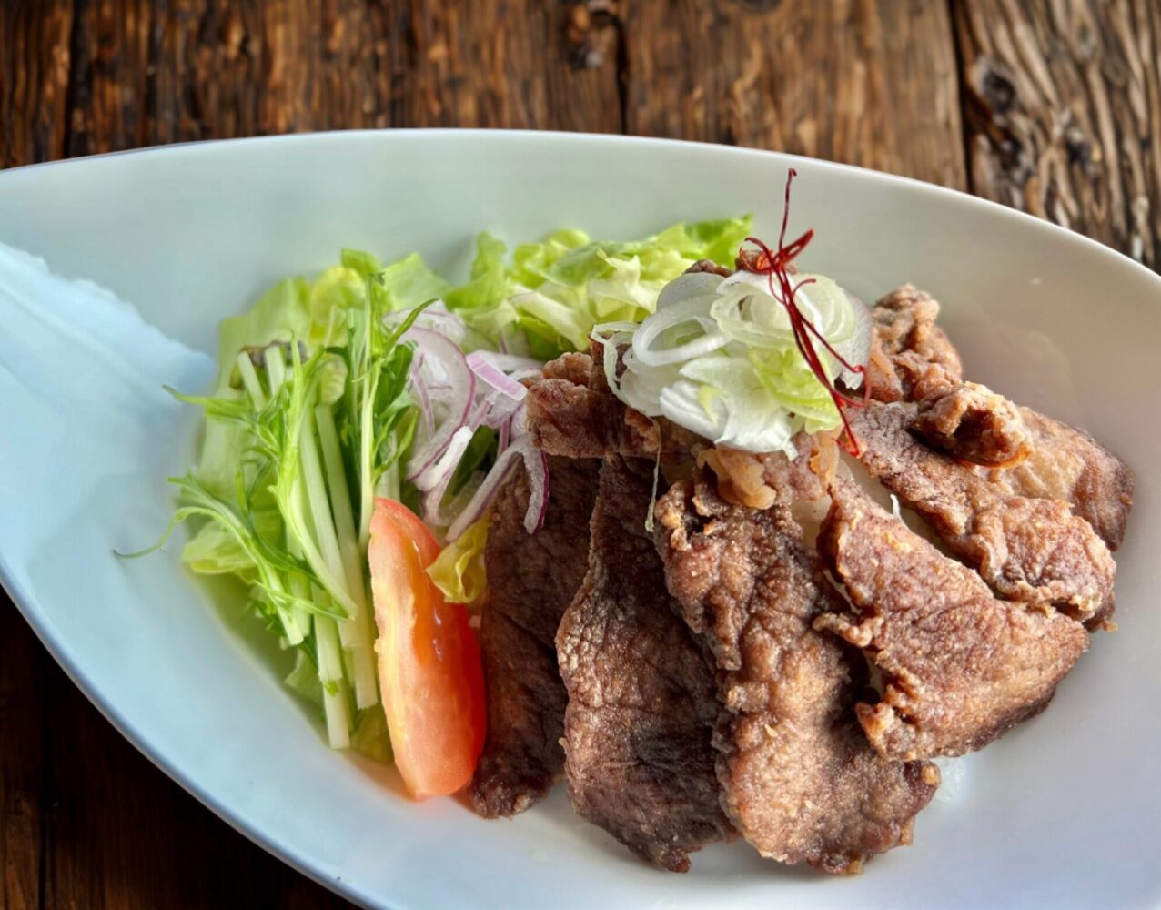 能登牛南蛮漬丼